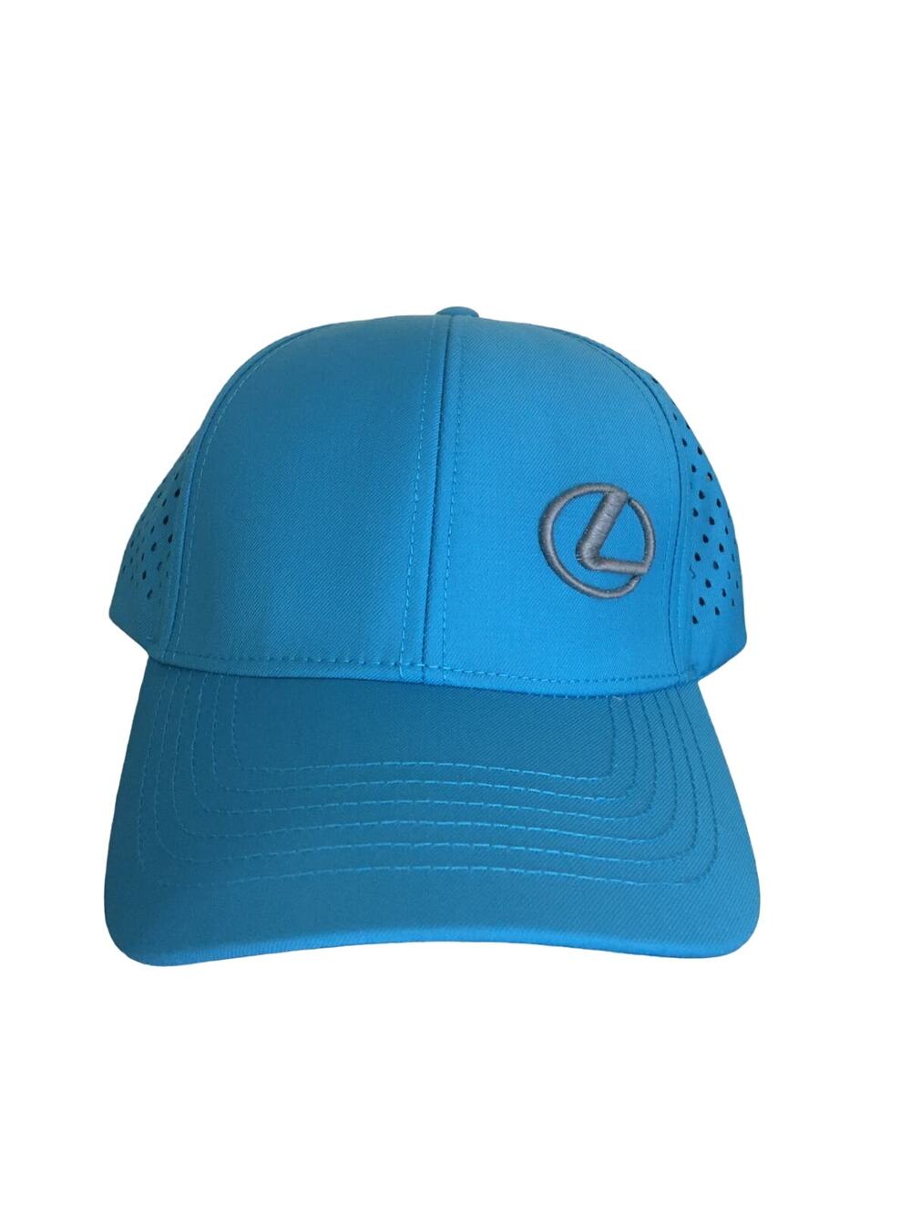 Lexus Mesh Turquoise Blue Adjustable Self Fastener Ball Cap NWOT Never Worn